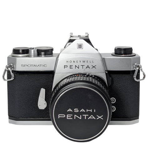 Honeywell Pentax Spotmatic 35mm film camera w/ 55/1.8 Lens - Near Mint