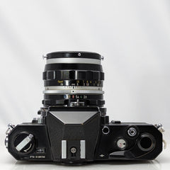 Black Nikkormat FT2 with Nikon Nikkor-S 35mm f2.8 lens - Excellent Plus