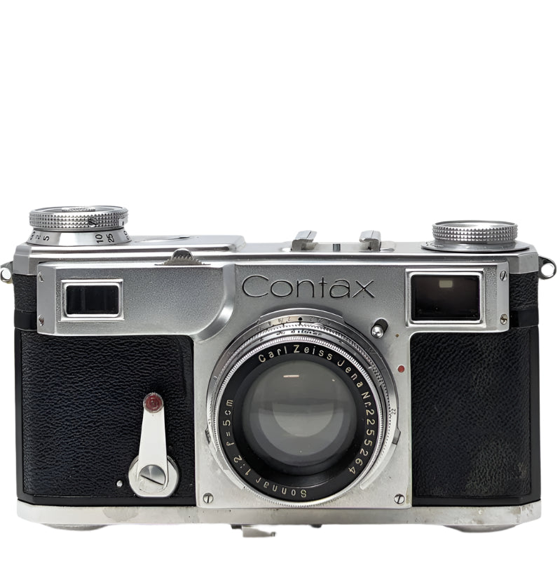 Contax II Zeiss Ikon 35mm Camera with Carl Zeiss Sonnar 5cm (50mm) f2 lens - rangefinder