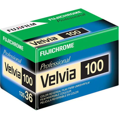 Fujifilm Fujichrome Professional Velvia 100 35mm colour reversal (slide) film
