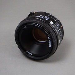 AF Nikkor 50mm 1:1.8 Lens – Used – Mint