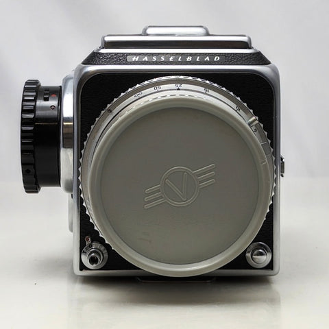 Hasselblad 500 C Medium format film camera kit w/ 120 film back and 80mm Planar lens