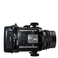 Mamiya RB67 Pro S w\ Mamiya Sekor C 127mm f3.8 lens, waist level finde