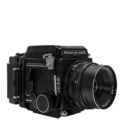 Mamiya RB67 Pro S w\ Mamiya Sekor C 127mm f3.8 lens, waist level finde
