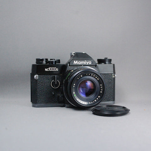 Mamiya NC1000s 35mm Film Camera Kit– with 50 and 28mm lenses - Used Near Mint