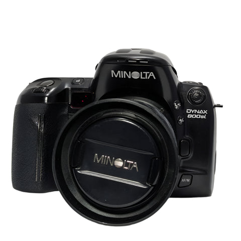 Minolta Dynax 800si 35mm Film Camera Kit w/ 28-80 & 70-210 AF lenses and Minolta Program 2000i flash unit