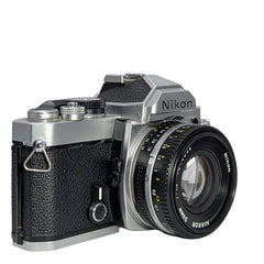 Nikon FM 35mm SLR Film Camera (Chrome) with Nikkor 50mm f/1.8 Lens – Camera Trading Company