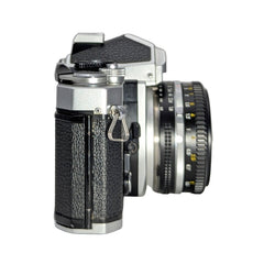 Nikon FM 35mm SLR Film Camera (Chrome) with Nikkor 50mm f/1.8 Lens – Camera Trading Company