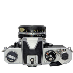 Nikon FM 35mm SLR Film Camera (Chrome) with Nikkor 50mm f/1.8 Lens – Camera Trading Company