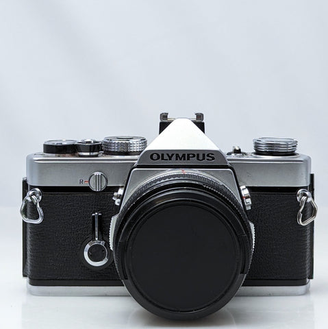 Olympus OM-1 Film Camera body w/ Zuiko 50mm f1.4 Auto-S Lens