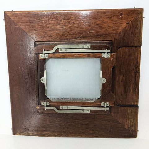4x5 Reducing back for Deardorff 8x10 film camera - Excellent plus
