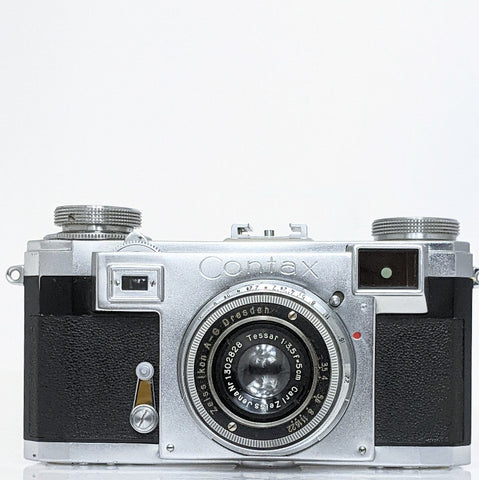 Contax IIa  Zeiss Ikon 35mm Camera with Carl Zeiss Tessar 5cm (50mm) 3.5  lens (Rangefinder)
