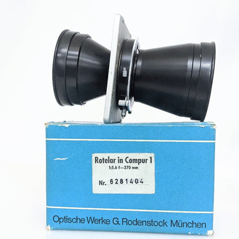 Rodenstock Rotelar 270mm f5.6 Lens w/ Graflex Lens board - mint condition