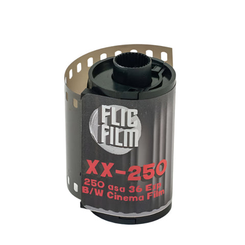Flic Film  XX-250 35mm Black and White film 36 exp.