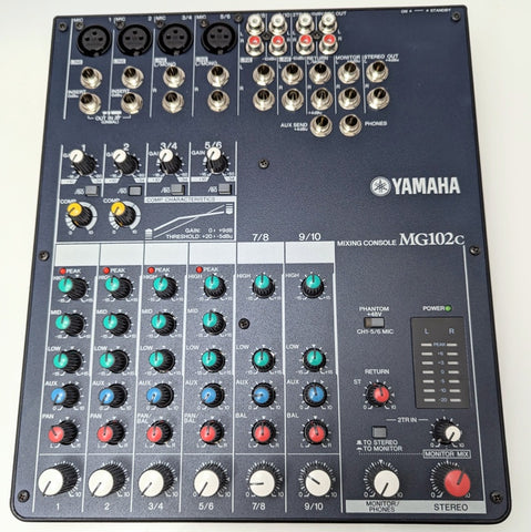 Yamaha MG102c Mixing Console (for videography or music use)