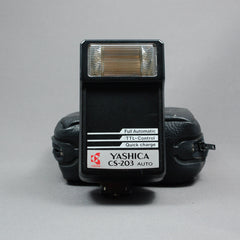 Yashica FX-103 Program w/ DSB 50mm 1.9 lens  and CS-203 Flash– Used Excellent