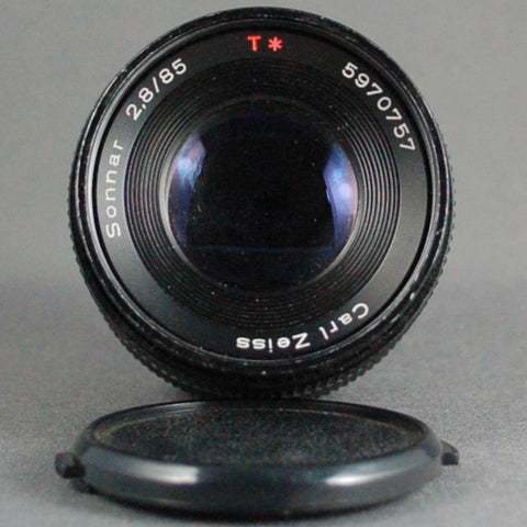 Carl Zeiss Sonnar 85mm/2.8 T* Lens  Germany, Contax /Yashica Mount