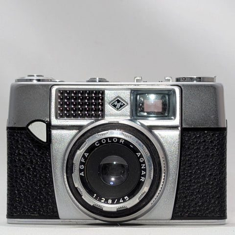 Agfa Silette 35mm Film Camera Color-Agnar 45mm f/2.8 Lens | Built-In Selenium Meter | Automatic Exposure