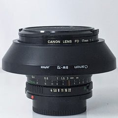 Canon New FD 17mmmm f4.0 Ultra wide angle Lens