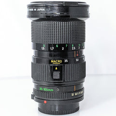 Canon New FD 35-105/3.5 Zoom Lens with macro