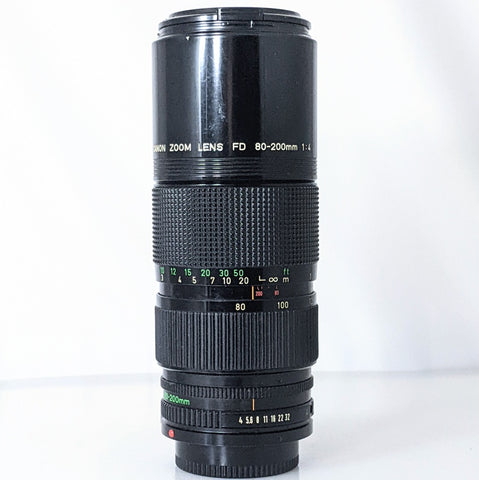 Canon New FD 80-200/4 Zoom Lens Excellent plus