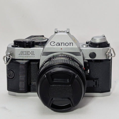 Canon AE-1 Program 35mm Film Camera  with Canon "New" FD 50mm f/1.4 Lens — CLA’d December 2025