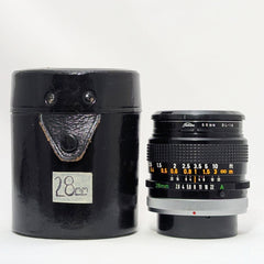 Canon FD 28/3.5 28mm wide Angle Lens