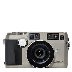 Contax G2 Rangefinder film camera Kit 4 lenses. filters, flash - Mint