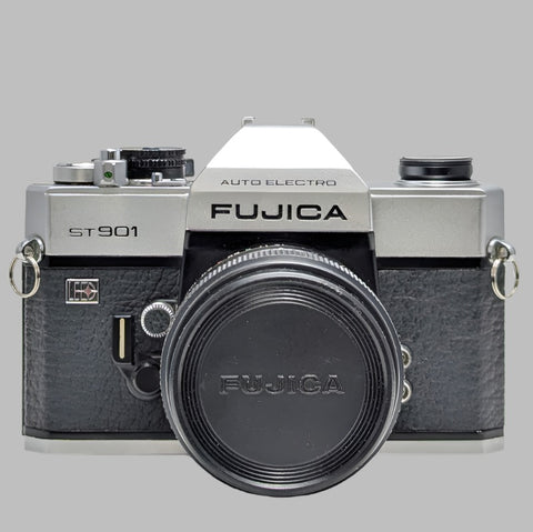 Fujica  ST901 Auto Electro w/ 55mm f1.8 EBC Fujinon lens M42 mount