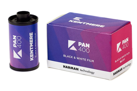 Kentmere Pan 400 Black and white film 35mm 36 exposures