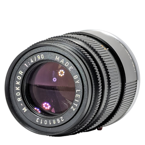 Minolta Leitz M-Rokkor 90mm f4 M-Mount lens Made by Leitz.