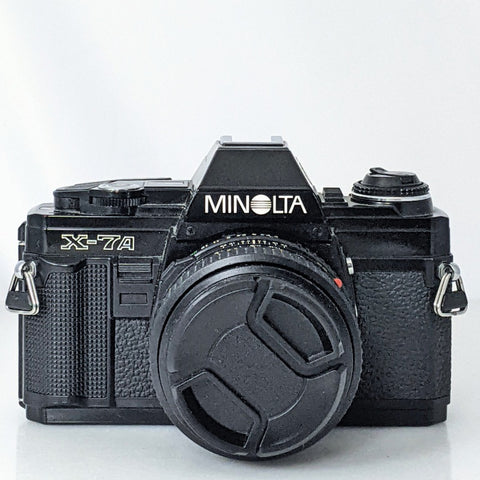 Minolta X-7A 35mm film camera w/ 50/2 Lens - near mint