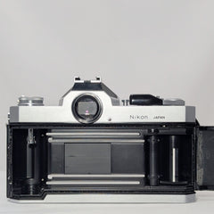 Nikkormat FT2 35 mm SLR Film Camera (Chrome) w/ Nikkor 50 mm f/2 Lens