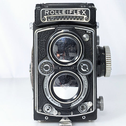Rolleiflex 3.5 E (type 1) medium format film camera  w/Planar 75mm f3.5 lens Used-Very good