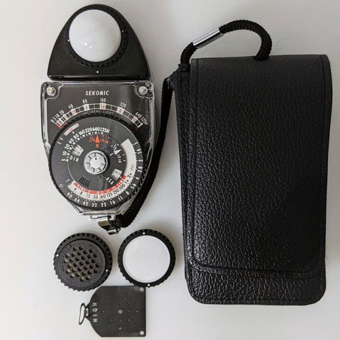 Sekonic Studio Deluxe Light Meter  L-398 - Mint Condition
