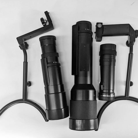 Leitz Telyt 400mm f6.8 tele-photo lens and Telyt 560mm f6.8 telephoto for R mount Leica/Leicaflex film camera -  mint