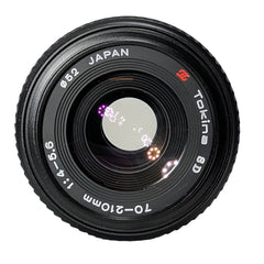 Two Lens Kit for Minolta MD Film Camera 28-70 (w/ macro) & 70-210 Tokina SD II lenses