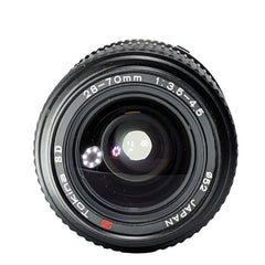 Two Lens Kit for Minolta MD Film Camera 28-70 (w/ macro) & 70-210 Tokina SD II lenses