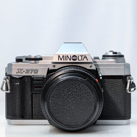 MINOLTA X370 35mm FILM CAMERA with 50mm f/2 LENS
