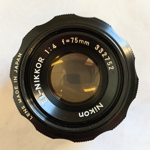 Nikon EL-NIKKOR  75mm f4 Enlarger lens - Mint