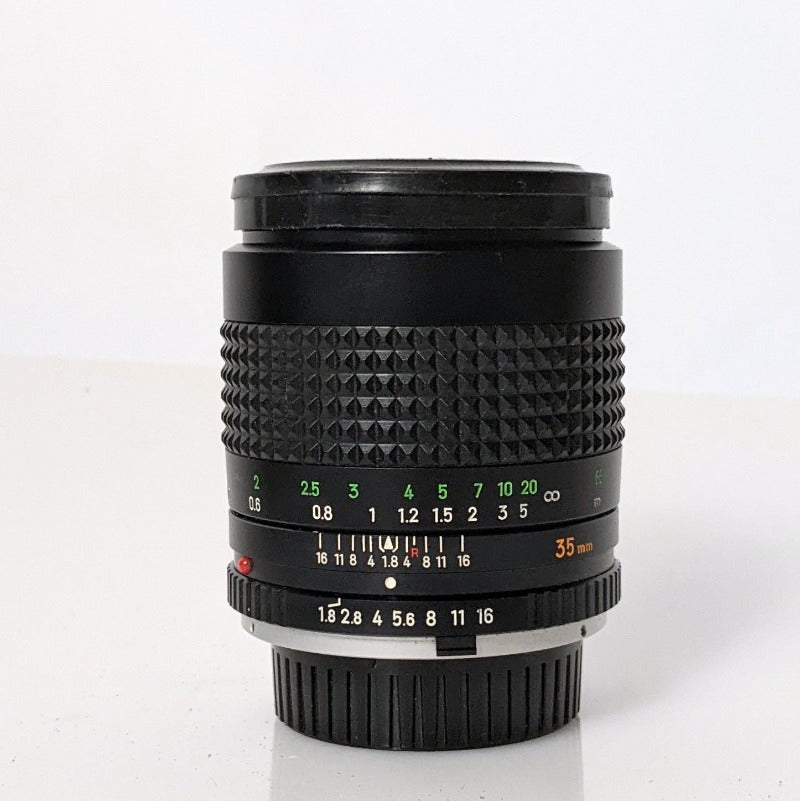 Minolta MC W.Rokkor HH 35mm f/1.8 Wide-Angle Lens, Mint – Camera