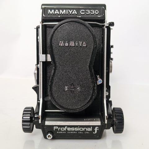 Mamiya C330 Pro F w/ Mamiya-Sekor 80mm f2.8 lens. Excellent.