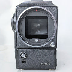 Used Hasselblad 500 EL/M black body, film back and battery converters